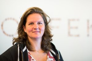 Nadja Igler ist seit 2010 Vorsitzende des Betriebsrates der ORF-Online- und Teletextredaktion. Sie vertritt 105 MitarbeiterInnen. Ihr bisher größter Erfolg als Betriebsrätin ist der 2014 in Kraft getretene Kollektivvertrag für die ORF-Online-MitarbeiterInnen. Foto: Nurith Wagner Strauss
